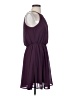 Blue Rain 100% Polyester Solid Purple Cocktail Dress Size S - photo 4