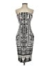 Express Graphic Gray Cocktail Dress Size 4 - photo 1