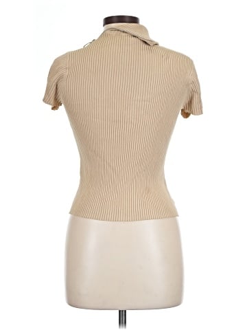 August Silk Short Sleeve Turtleneck (view 2)