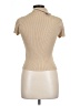 August Silk Tan Short Sleeve Turtleneck Size L (petite) - photo 2