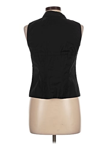 White House Black Market Sleeveless Button-Down Shirt (view 2)