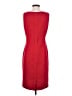 Calvin Klein 100% Polyester Solid Red Cocktail Dress Size 4 - photo 2