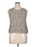 Splendid Tweed Silver Sweater Vest Size XL - photo 1