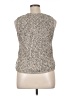 Splendid Tweed Silver Sweater Vest Size XL - photo 2