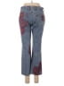 Express Jeans 100% Cotton Paisley Blue Jeans Size 5 - 6 - photo 2