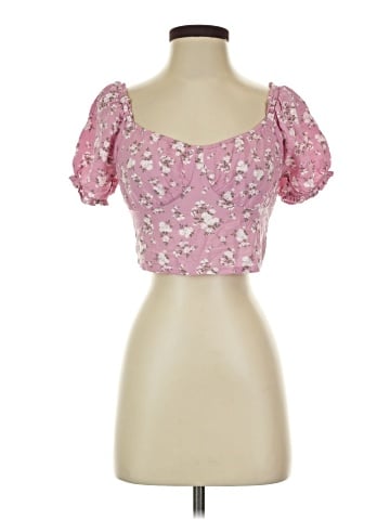Hollister Short Sleeve Blouse (view 1)