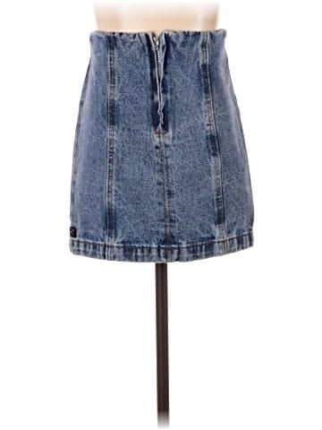Lira Denim Skirt (view 2)