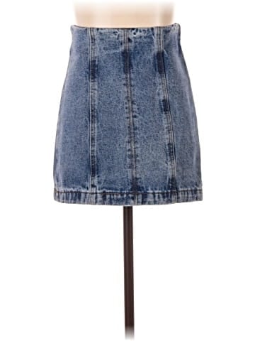Lira Denim Skirt (view 1)