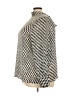 MNG Houndstooth Gray Silver Long Sleeve Blouse Size 20 - photo 5