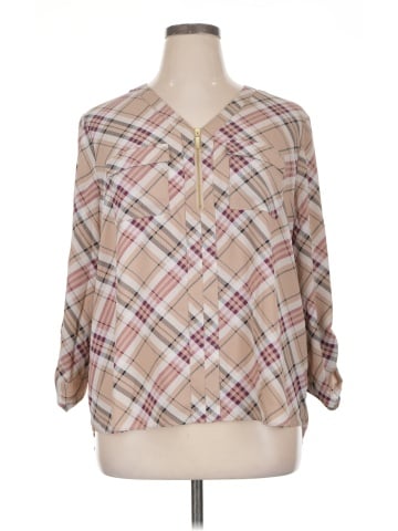 Cato 3/4 Sleeve Blouse (view 1)