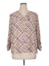 Cato Brown 3/4 Sleeve Blouse Size XL - photo 1