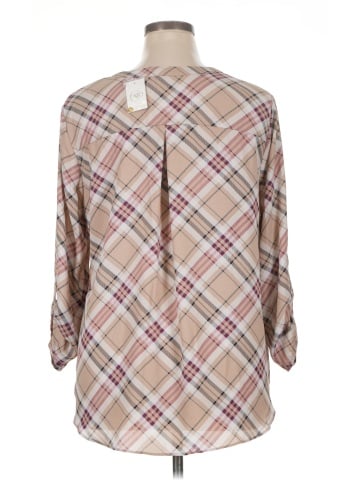 Cato 3/4 Sleeve Blouse (view 2)