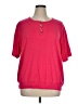 Hasting & Smith Pink Short Sleeve Henley Size 1X - photo 1