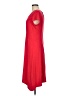 Chico's Solid Red Casual Dress Size Med (1) - photo 5