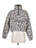 Aqua 100% Polyester Animal Print Gray Windbreaker Size XS - photo 1