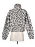 Aqua 100% Polyester Animal Print Gray Windbreaker Size XS - photo 2