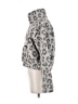 Aqua 100% Polyester Animal Print Gray Windbreaker Size XS - photo 5