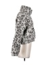 Aqua 100% Polyester Animal Print Gray Windbreaker Size XS - photo 4