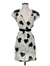 Numph Hearts Gray Cocktail Dress Size UK 2 / US 00 (estimated) - photo 1