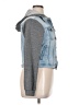 Ci Sono 100% Polyester Gray Blue Denim Jacket Size XL - photo 4