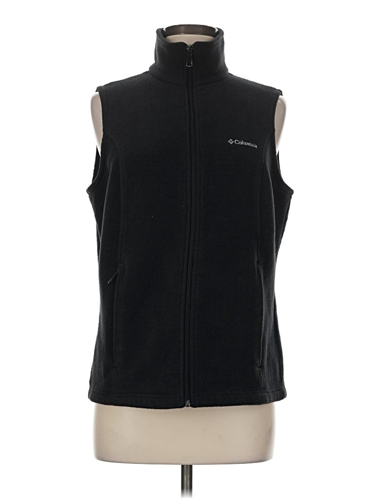 Pre-owned Columbia Vest In Black