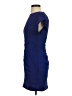 Silence and Noise 100% Polyester Solid Blue Cocktail Dress Size 0 - photo 5