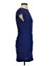 Silence and Noise 100% Polyester Solid Blue Cocktail Dress Size 0 - photo 4