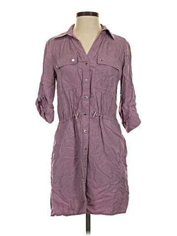 MICHAEL Michael Kors 3/4 Sleeve Button-Down Shirt (view 1)