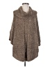 Karen Scott 100% Acrylic Brown Poncho Size S - photo 1