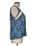 Red Camel 100% Rayon Blue Sleeveless Blouse Size L - photo 4