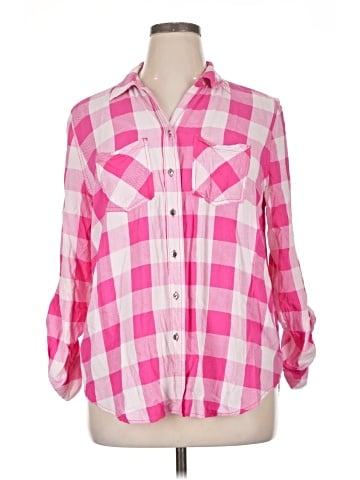 Intro 3/4 Sleeve Button-Down Shirt (view 1)