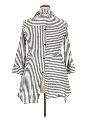 Soft Surroundings 3/4 Sleeve Button-Down Shirt (view 2)