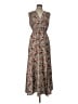 Shein 100% Polyester Paisley Brown Casual Dress Size L - photo 1