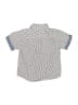 Ben Sherman 100% Cotton Polka Dots Silver Short Sleeve Button-Down Shirt 12-18 MO / 18 MO - photo 2
