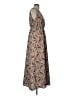 Shein 100% Polyester Paisley Brown Casual Dress Size L - photo 4