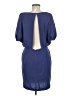C. Luce Solid Blue Casual Dress Size M - photo 2