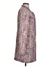 Laundry by Shelli Segal 100% Polyester Tweed Purple Coat Size S - photo 4