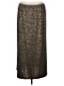 JM Collection Animal Print Brown Casual Skirt Size Lg Petite - photo 1