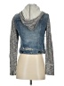 Free People 100% Cotton Gray Denim Jacket Size XS - photo 2