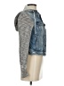 Free People 100% Cotton Gray Denim Jacket Size XS - photo 4