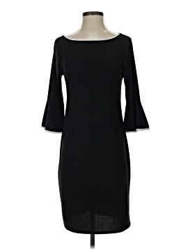 nik and nash black dress Nik and Nash Dress Womens Large L Black With Ruffles Stretch Sleeveless