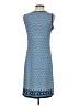 Max Studio Graphic Blue Casual Dress Size XS - photo 2
