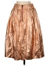 Moulinette Soeurs 100% Polyester Metallic Gold Formal Skirt Size S - photo 2