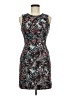 H&M 100% Polyloom Print Black Cocktail Dress Size 6 - photo 1