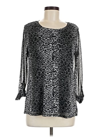 Roz & Ali 3/4 Sleeve Blouse (view 1)