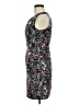 H&M 100% Polyloom Print Black Cocktail Dress Size 6 - photo 5