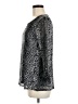 Roz & Ali Silver 3/4 Sleeve Blouse Size M - photo 5