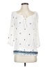 Mudd 100% Rayon White 3/4 Sleeve Blouse Size S - photo 1