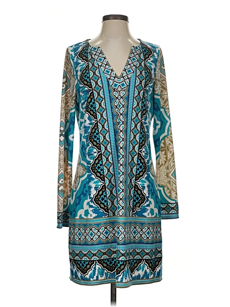 Pre-owned Hale Bob Casual Dress In Teal