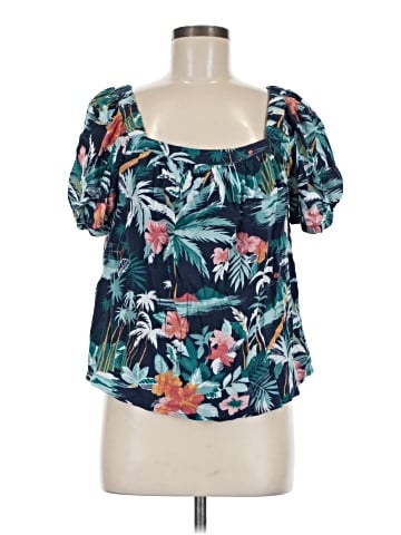Tori Richard Short Sleeve Blouse (view 1)